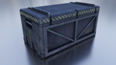 Military Crate 3D model 3D Model