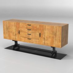 WE Lars Mid Century Buffet 3D Model