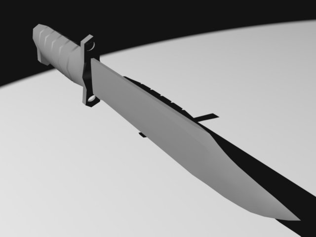 Knife 3D Model