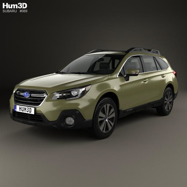 Subaru Outback US-spec 2017 3D Model