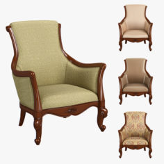 230-1 Carpenter Casual chair 800x840x960 3D Model