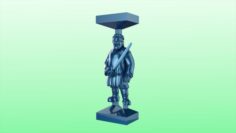 The chess pawn 7 of Russian set 09001 3D Model