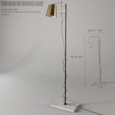 Arteriors Watson Floor Lamp 3D Model
