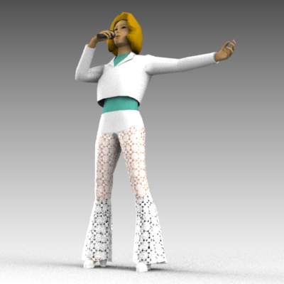 Singer (fem113) 3D Model