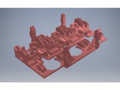 RepRap Snappy jhead platform triple extruder 3D Print Model