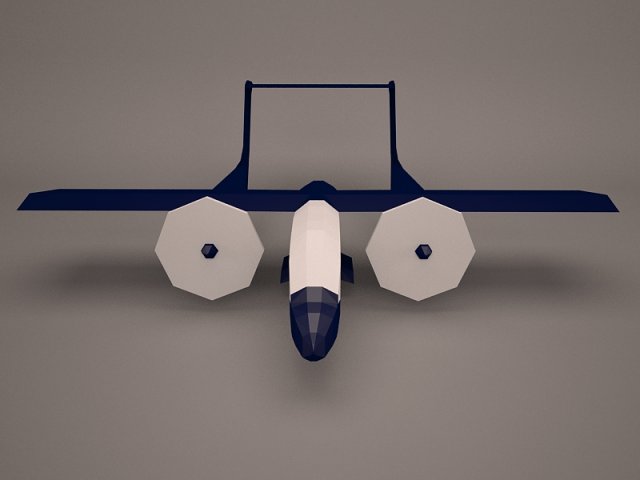 Military Aircraft 52 Free 3D Model