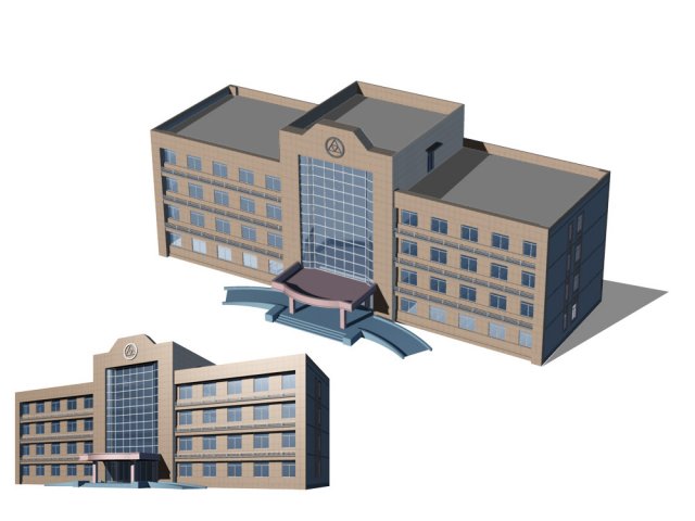 City – high-rise office 72 3D Model