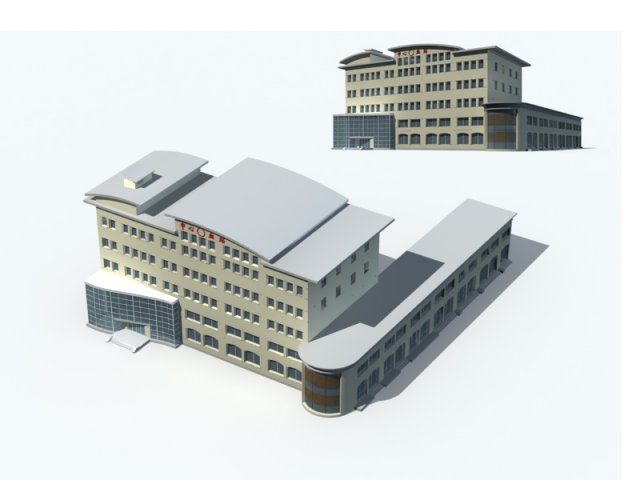 City – high-rise office 220 3D Model