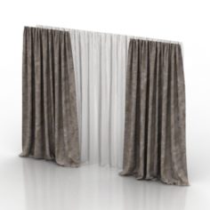 Curtain 3D Model