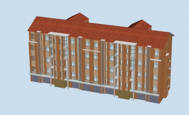 Urban planning – commercial buildings 72 3D Model
