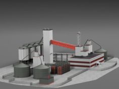 Chemical plant 3D Model