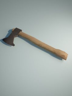 Wooden-Ax Free 3D Model