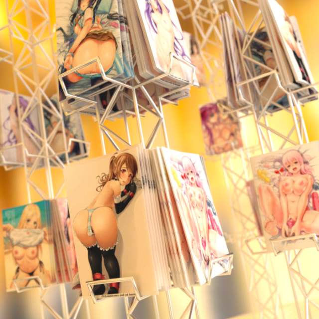 NSFW magazine shelves 3D Model