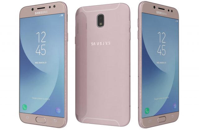 Samsung Galaxy J7 2017 Pink 3D Model