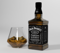 Jack Bottle 3D Model