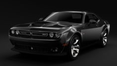 Dodge Challenger SRT Widebody 2017 3D Model