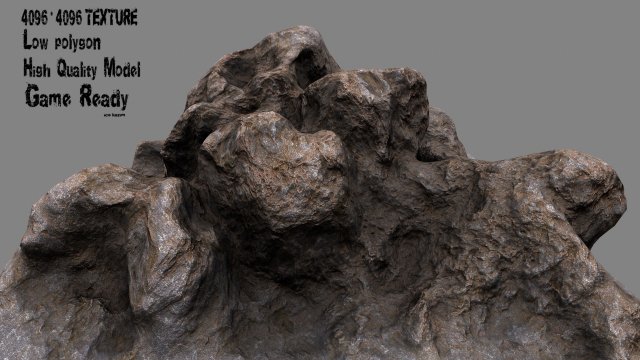 Rock 3D Model