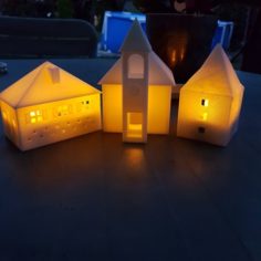 ILLUMINATED CHURCH 3D Print Model