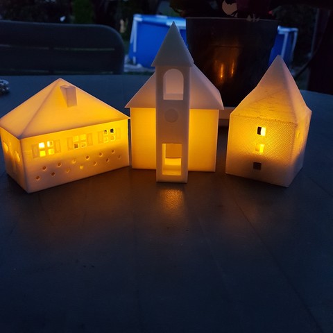 ILLUMINATED CHURCH 3D Print Model