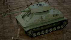 Old Tank 3D Model