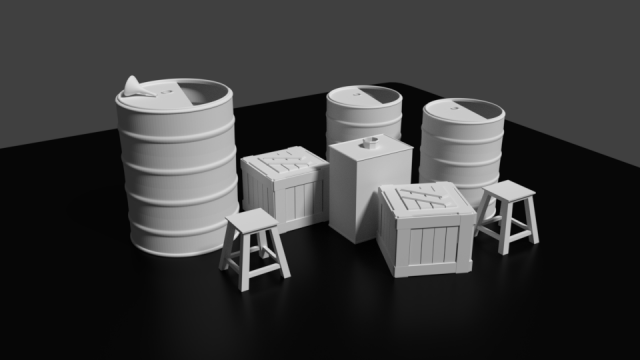 Some 3D tools Free 3D Model