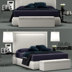 Giulio Marelli Spencer bed 3D Model