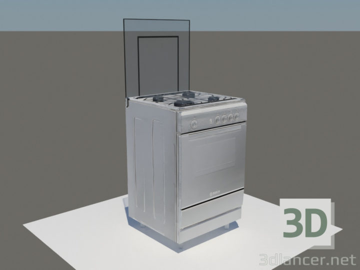 3D-Model 
Kitchen stove