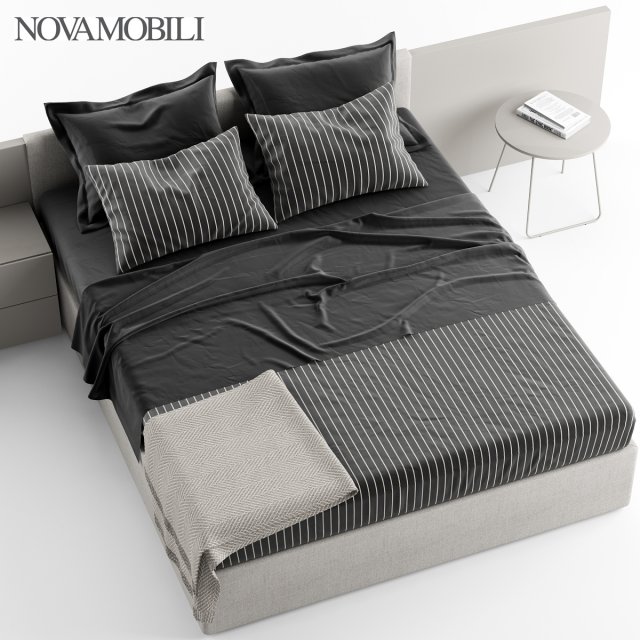 NOVAMOBILI LINE BED 3D Model