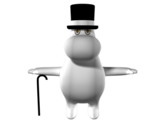 Moominpappa 3D Model