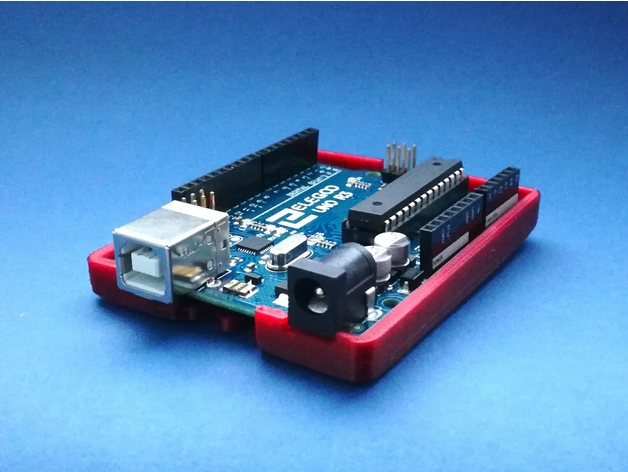 Arduino UNO Spring Case 3D Print Model