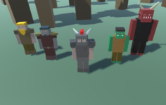 Blocky Custom Characters 3D Model