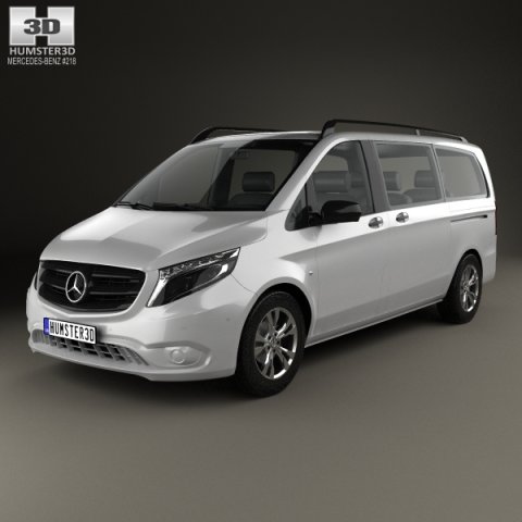 Mercedes-Benz Vito Tourer Select L2 W447 2014 3D Model