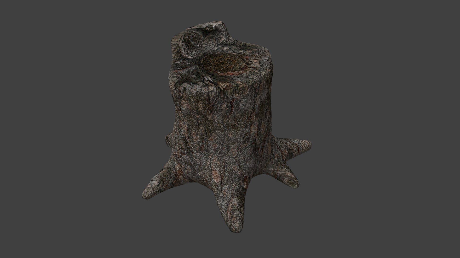 Tree Stump 3D Model