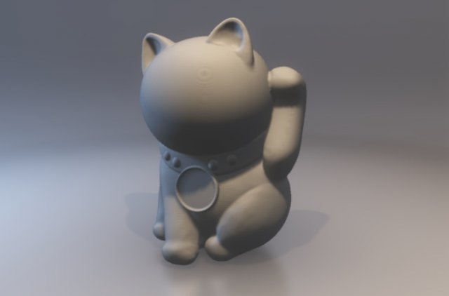 Maneki neko 3D Model