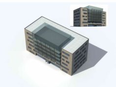 City – multi-storey commercial office building 30 3D Model