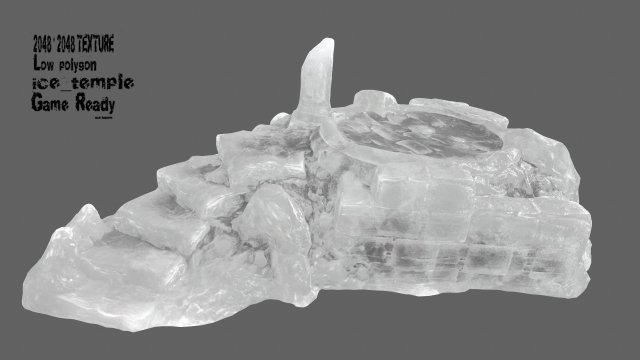 Ice temple 3 3D Model