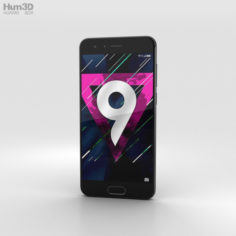 Huawei Honor 9 Midnight Black 3D Model