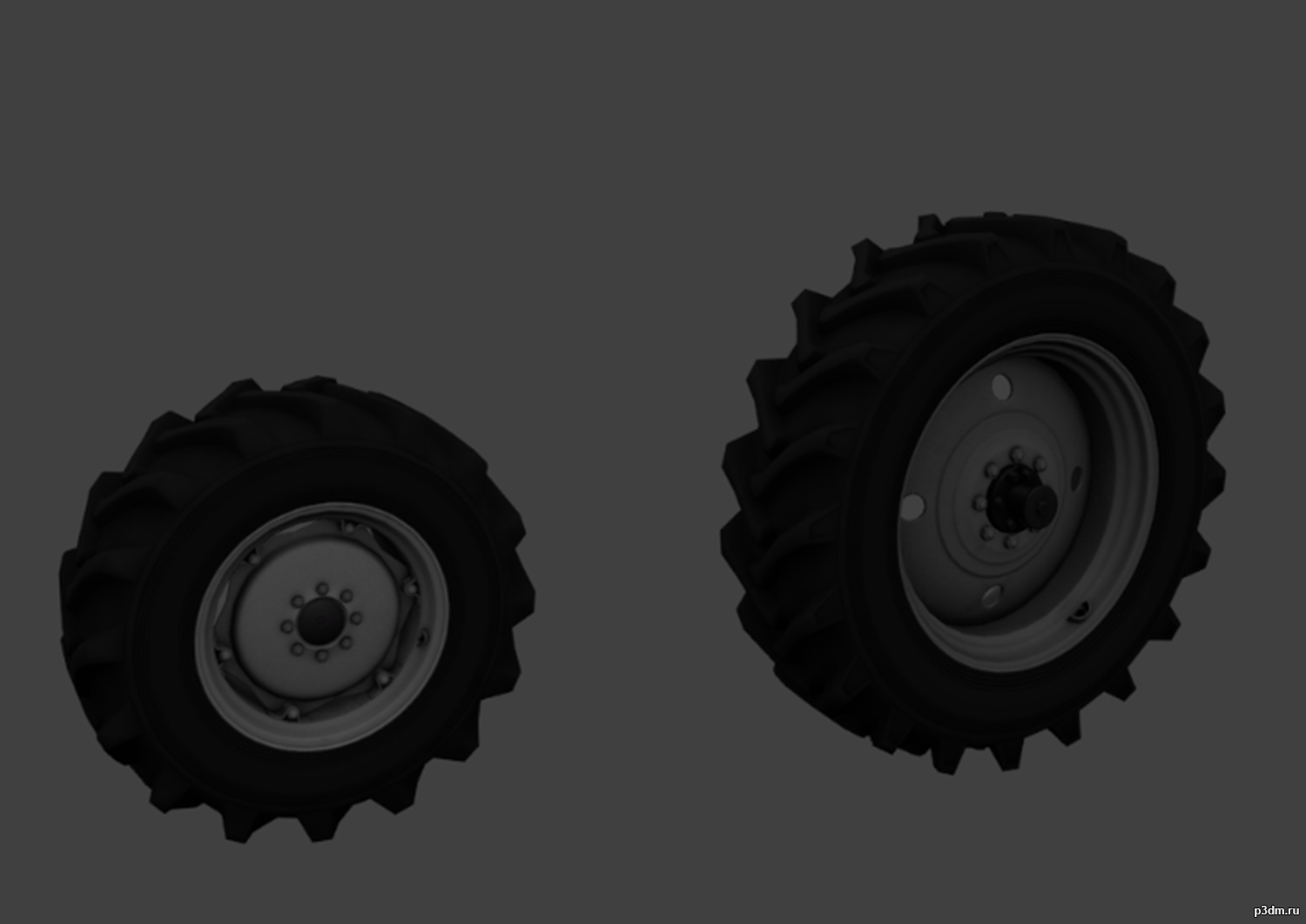 Колёса для МТЗ 1221 3D Model