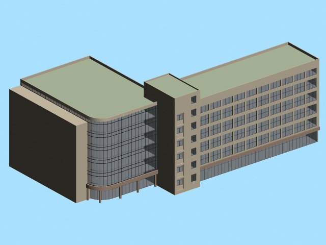 Urban planning – commercial buildings 44 3D Model