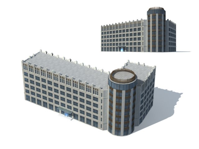 City – high-rise office 232 3D Model