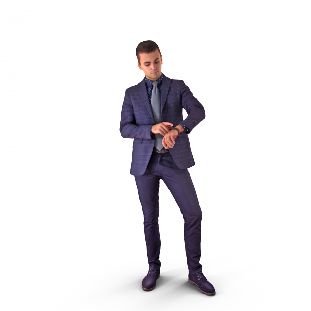 Business Man 3D Model