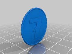 Simple Litecoin Trinket Coin Design 3D Print Model
