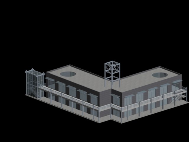 Urban planning – commercial buildings 85 3D Model