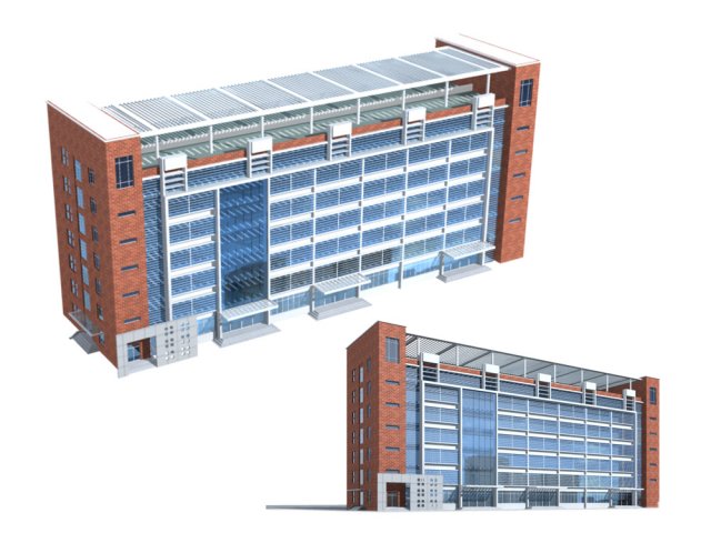 City – high-rise office 70 3D Model