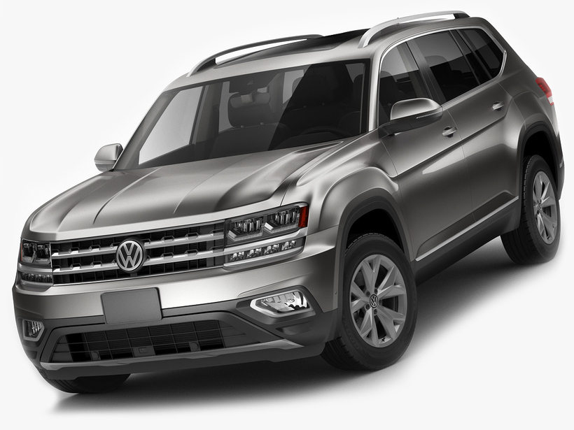 Volkswagen Atlas Teramont 2017 3D Model