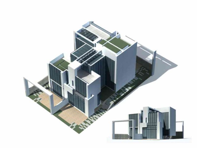 Urban architecture – private villas 71 3D Model