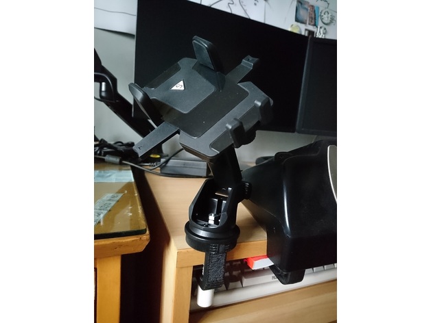 G-Clamp for replacing smartphone holder suction cup 3D Print Model
