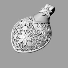 flower pendant 3D Print Model