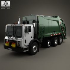 Mack TerraPro Garbage Truck 2007 3D Model