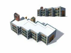 City – multi-storey commercial office building 82 3D Model
